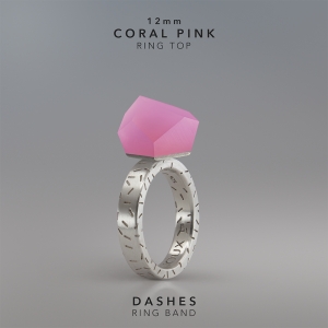 Ring Coral Pink 12mm Dashes ring band silver.jpg