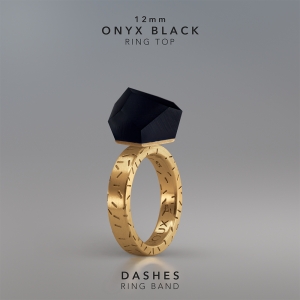 Ring Onyx Black 12mm Dashes ring band gold-plated.jpg