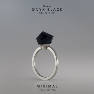 Ring Onyx Black 8mm Minimal ring band silver.jpg