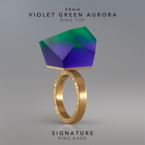 Ring Violet Green Aurora 24mm Signature ring band gold-plated.jpg