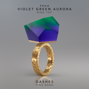 Ring Violet Green Aurora 24mm Dashes ring band gold-plated.jpg