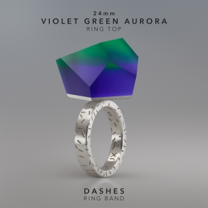 Ring Violet Green Aurora 24mm Dashes ring band silver.jpg