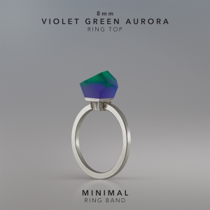 Ring Violet Green Aurora 8mm Minimal ring band silver.jpg