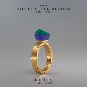 Ring Violet Green Aurora 8mm Dashes ring band gold-plated.jpg