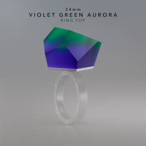 TOP VIOLET GREEN AURORA 24MM