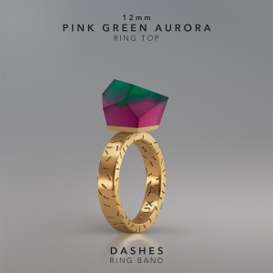 Ring Pink Green Aurora 12mm Dashes ring band gold-plated.jpg