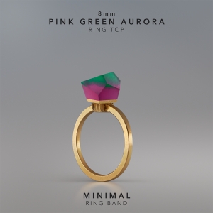 Ring Pink Green Aurora 8mm Minimal ring band gold-plated.jpg