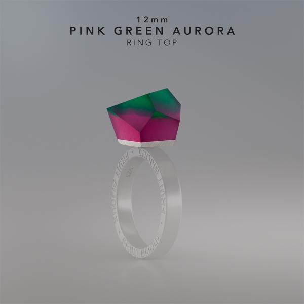 TOP PINK GREEN AURORA 12MM